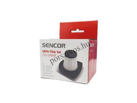 Sencor porszívó alkatrészek és szűrők