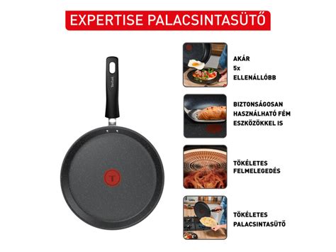 Tefal Expertise palacsintasütő lapos serpenyő
