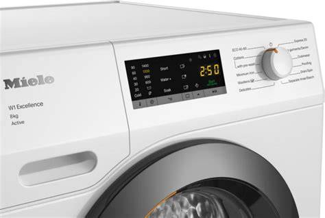Miele mosógép kezelőpanel és kijelző