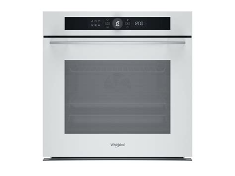 fehér Whirlpool beépíthető sütő modern konyhában