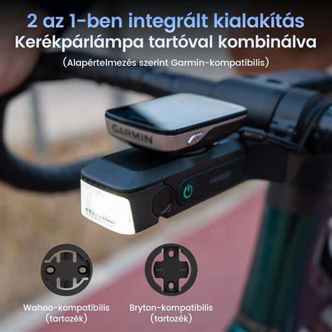 kerékpár indukciós lámpával éjszakai úton
