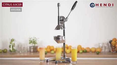 Kézi karos citrusfacsaró használata