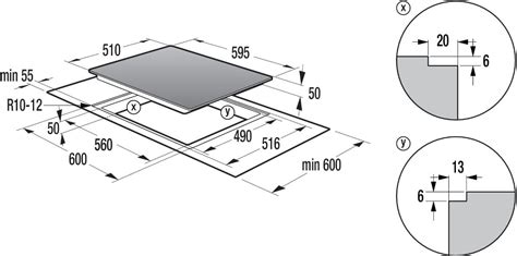 Gorenje ECT610SC beépítési méretek