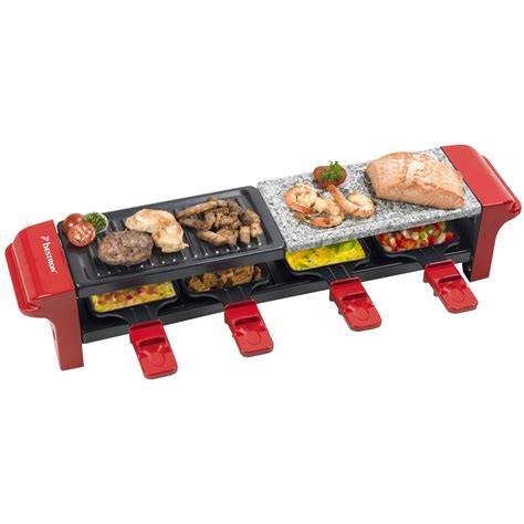 Bestron ARG400 raclette grillsütő asztalon