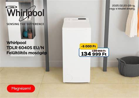 Whirlpool felültöltős mosógép dobtengely javítása