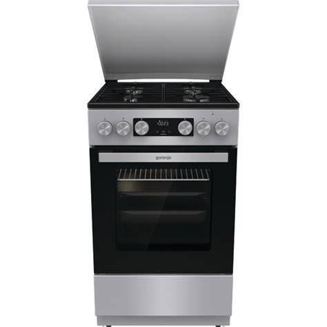 Gorenje inox kombinált tűzhely gáz főzőlappal