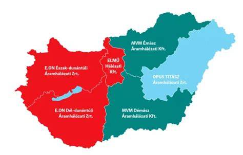 Magyarországi fafűtés területi eloszlása