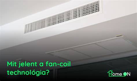 Fan-coil működési elve víz hőcserélővel