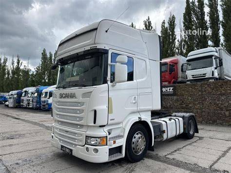 Scania R440 kamion tetőspoilerrel