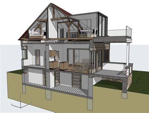 Archicad mosógép 3D modell fürdőszobában