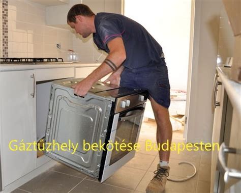 Gáztűzhely hivatalos bekötése konyhában
