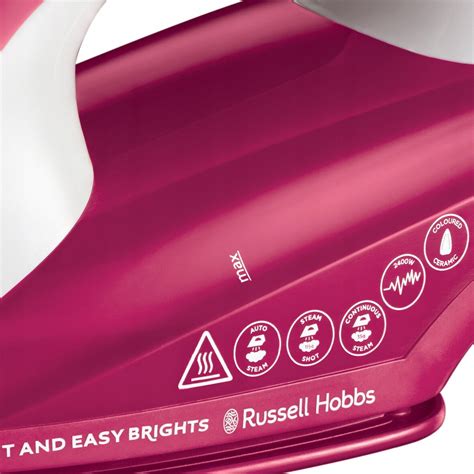 Russell Hobbs gőzölős vasaló ruhán