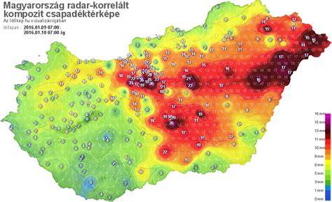 2010 májusi csapadék Magyarország térkép