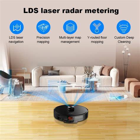 LDS lézeres robotporszívó térképezése