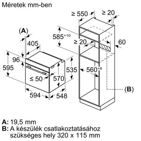 Bosch Serie 6 beépíthető sütő konyhában