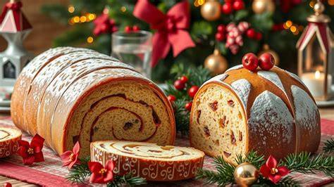 Stollen és panettone karácsonyi sütemények